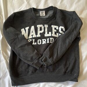 Naples Florida Gray Sweater